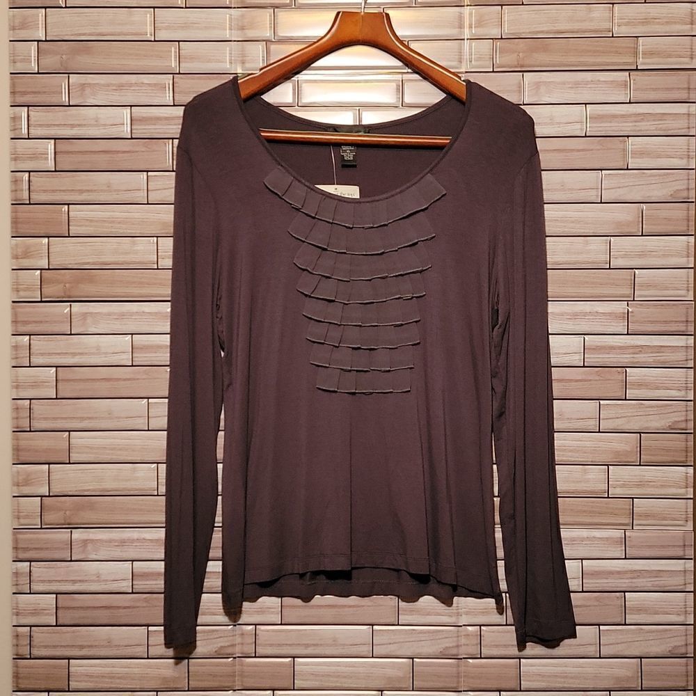 Cable & gauge viscose womens blouse size xl